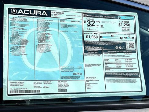 Certified 2026 Acura Integra FWD image 22