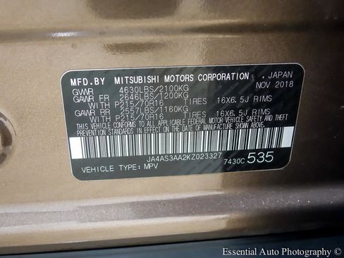 Used 2019 Mitsubishi Eclipse Cross ES image 35