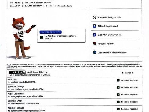 Used 2017 Nissan Altima 2.5 S w/ Power Driver Seat Package image 6