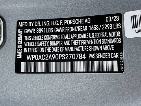 Certified 2023 Porsche 911 GT3 RWD image 29
