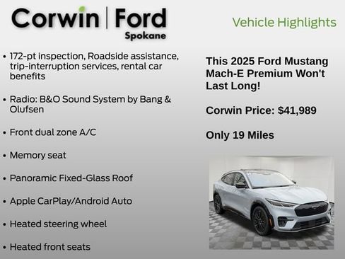 Used 2025 Ford Mustang Mach-E Premium w/ Sport Appearance Package image 13