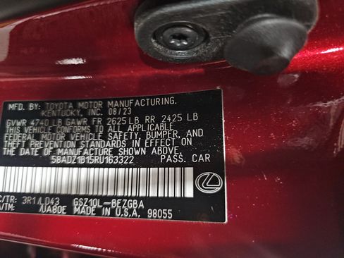 Used 2024 Lexus ES 350 w/ Premium Package FWD image 37