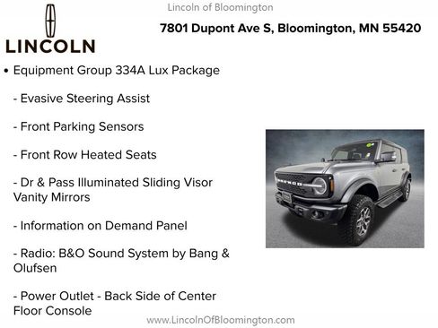 Used 2025 Ford Bronco Badlands AWD/4WD image 9