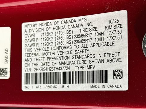 Certified 2026 Honda CR-V LX image 28