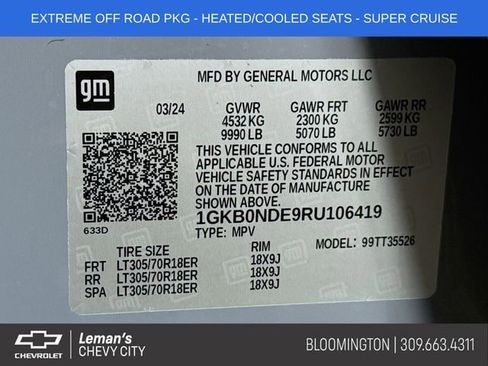 Used 2024 GMC Hummer EV 2X w/ Extreme Off-Road Package AWD/4WD image 33