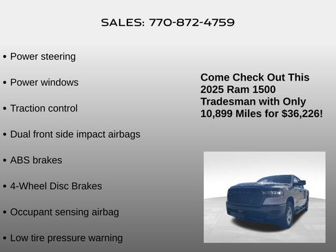 Used 2025 RAM 1500 Tradesman image 20