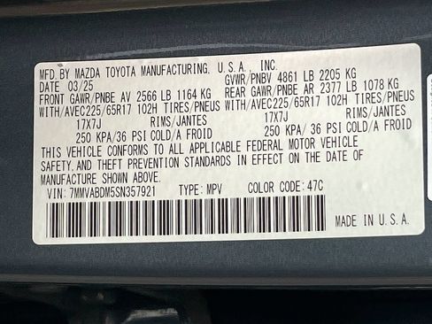 Used 2025 MAZDA CX-50 AWD 2.5 S w/ Cargo Package image 34