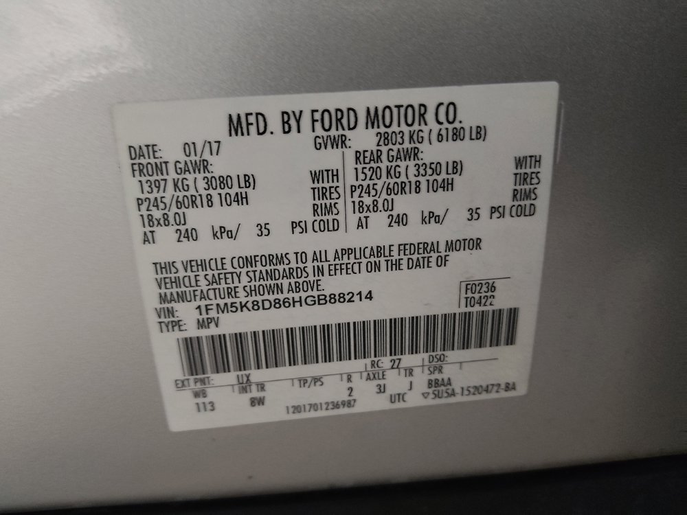 Used 2017 Ford Explorer XLT AWD/4WD image 33