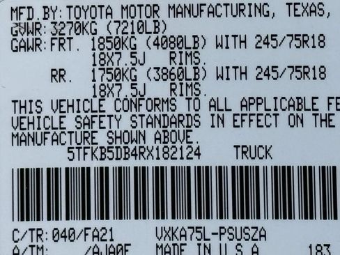 Used 2024 Toyota Tundra SR AWD/4WD image 51