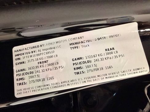 Used 2023 Ford F150 Tremor w/ Equipment Group 402A High AWD/4WD image 59