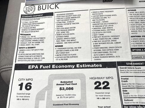 Used 2012 Buick Enclave Leather AWD/4WD image 27