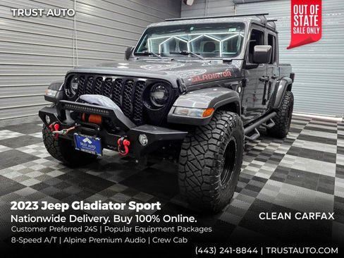 Used 2023 Jeep Gladiator Sport AWD/4WD image 1