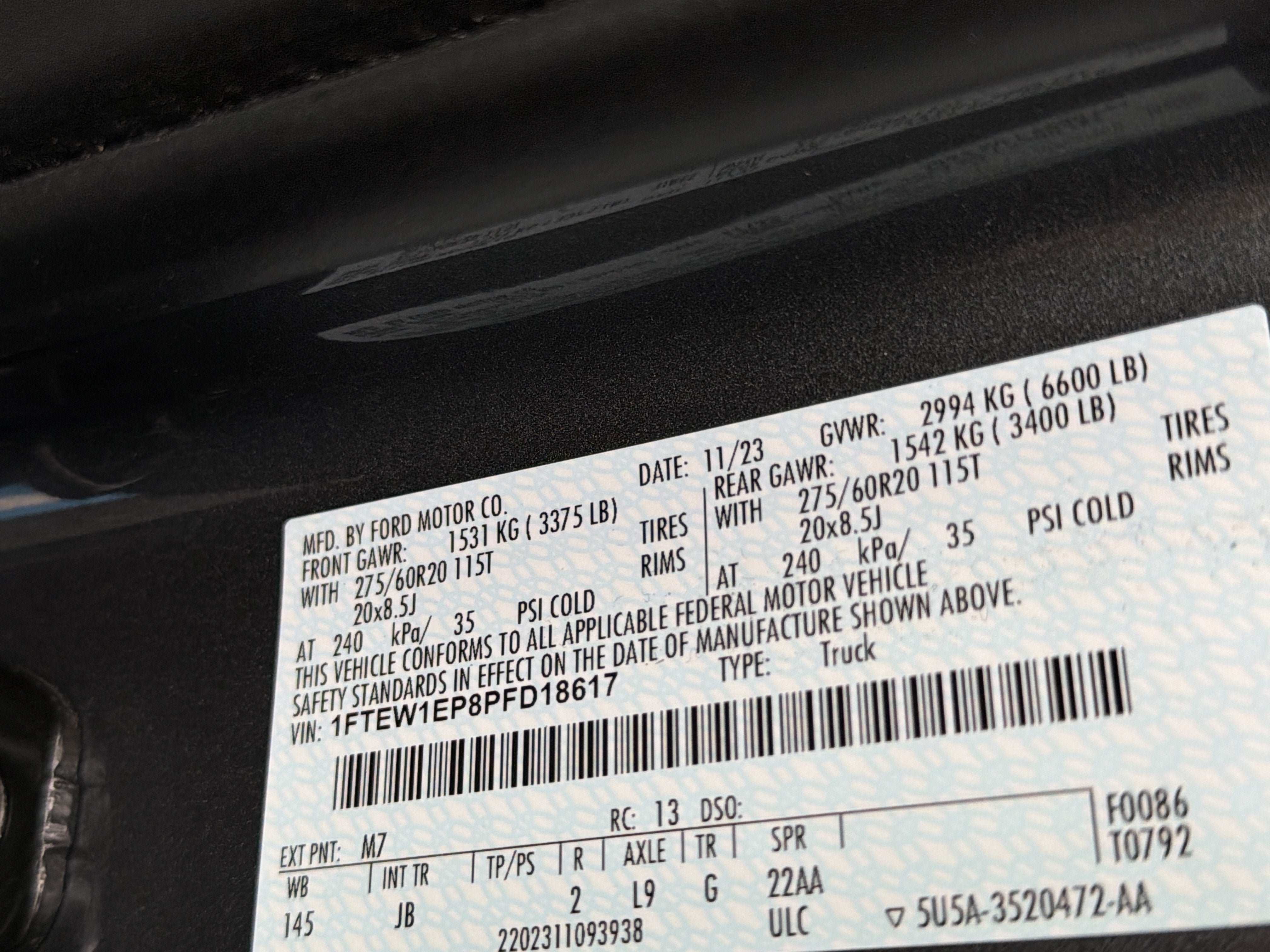 Used 2023 Ford F150 XL w/ STX Black Appearance Package AWD/4WD image 24
