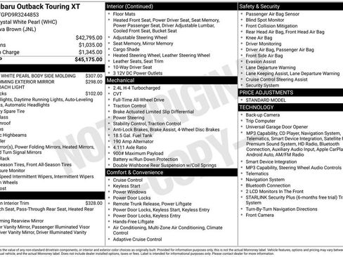 Used 2024 Subaru Outback Touring XT AWD/4WD image 7