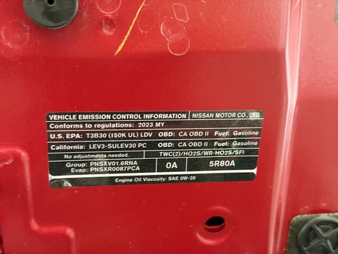 Used 2023 Nissan Versa SR w/ Trunk Package FWD image 16