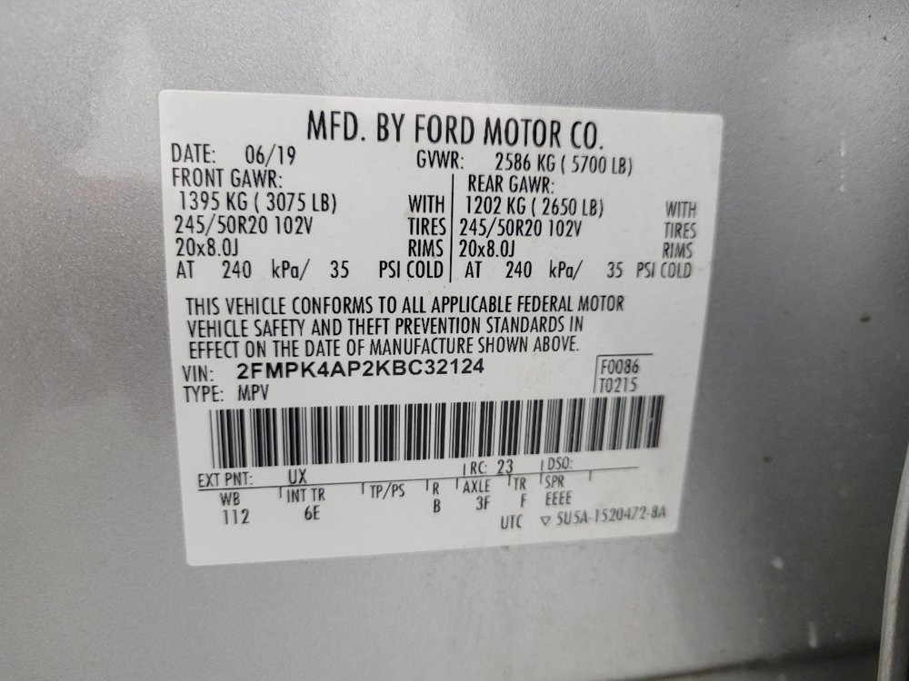 Used 2019 Ford Edge ST AWD/4WD image 33