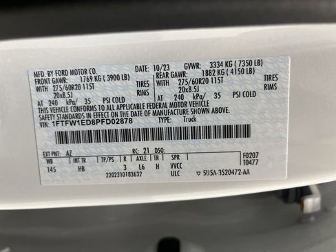 Used 2023 Ford F150 Lariat w/ Max Trailer Tow Package image 44