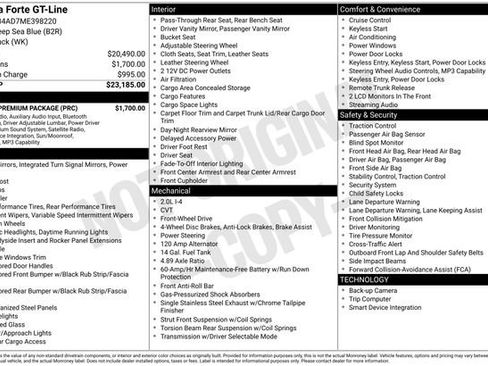 Used 2021 Kia Forte GT-Line w/ GT-Line Premium Package image 4