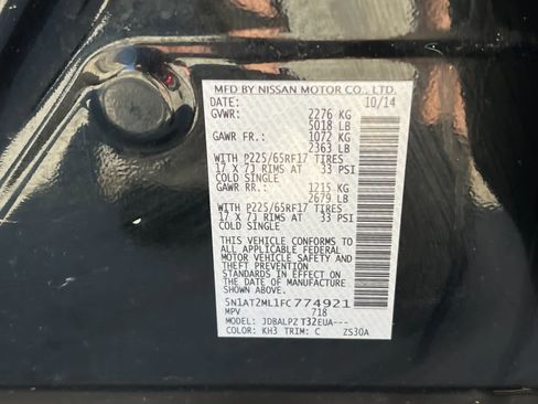 Used 2015 Nissan Rogue S w/ S Family Package FWD image 30