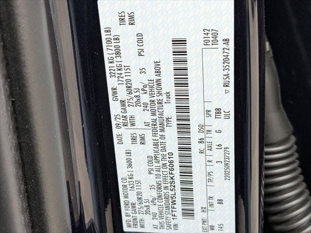 New 2025 Ford F150 Lariat w/ Equipment Group 501A Mid AWD/4WD image 21