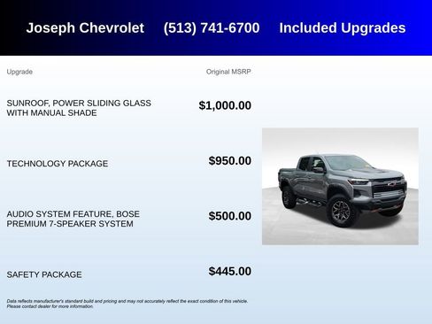 Certified 2024 Chevrolet Colorado ZR2 w/ Technology Package AWD/4WD image 5