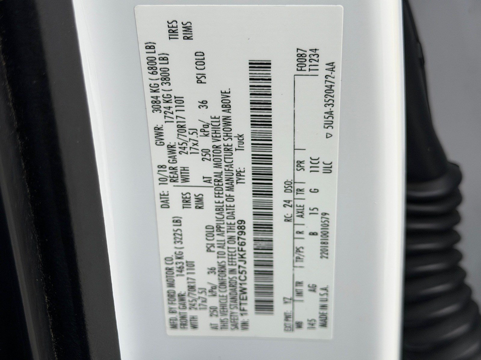 Used 2018 Ford F150 XL w/ Equipment Group 101A Mid RWD image 46