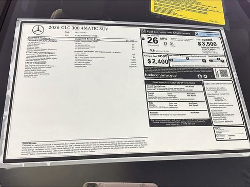 New 2026 Mercedes-Benz GLC 300 4MATIC image 18