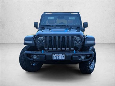 Used 2022 Jeep Wrangler Unlimited Rubicon 4xe w/ Steel Bumper Group AWD/4WD image 2