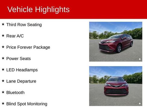 Used 2023 Toyota Sienna LE AWD/4WD image 2