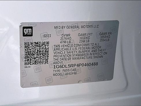 Certified 2023 Cadillac CT4 V Blackwing w/ Technology Package RWD image 33