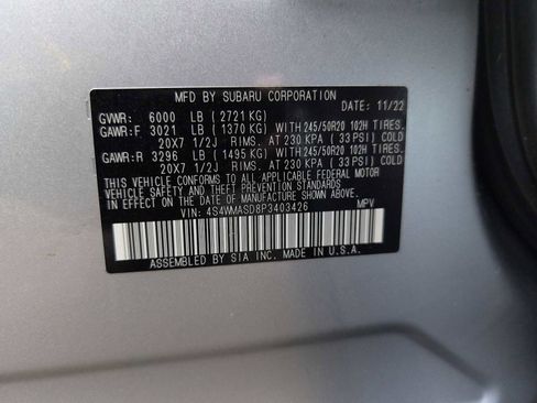 Used 2023 Subaru Ascent Limited image 34