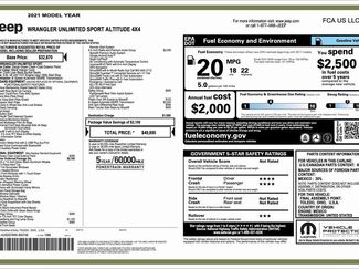 Certified 2021 Jeep Wrangler Unlimited Sport video 2