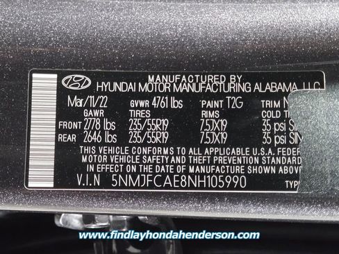 Used 2022 Hyundai Tucson SEL w/ Convenience Package AWD/4WD image 14