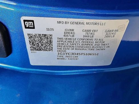 New 2026 Chevrolet Corvette Stingray w/ Z51 Performance Package image 19