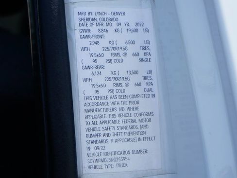 Used 2022 RAM 5500 SLT w/ Quick Order Package 27G SLT RWD image 54
