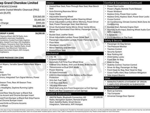 Used 2016 Jeep Grand Cherokee Limited w/ Luxury Group II image 7