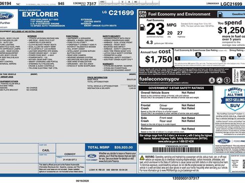 Used 2020 Ford Explorer XLT image 25