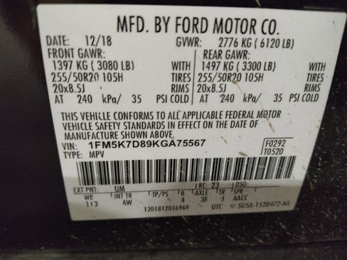 Used 2019 Ford Explorer XLT w/ Equipment Group 202A FWD image 33