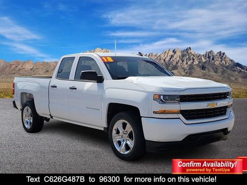 Used 2018 Chevrolet Silverado 1500 Custom w/ Custom Value Package RWD image 1