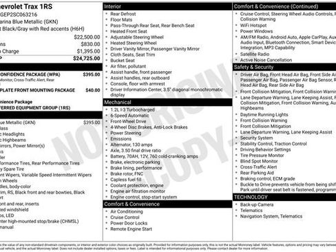 Used 2025 Chevrolet Trax RS w/ Driver Confidence Package image 32