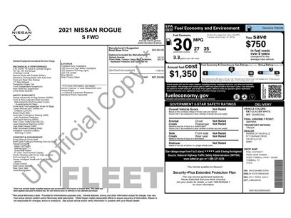 Used 2021 Nissan Rogue S