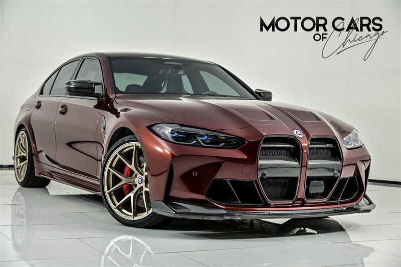 Used 2023 BMW M3 Competition w/ M Carbon Exterior Package AWD/4WD image 1