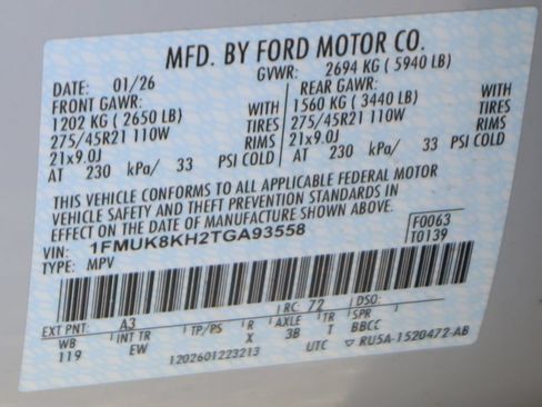 Used 2026 Ford Explorer ST-Line w/ ST-Line Street Pack AWD/4WD image 57