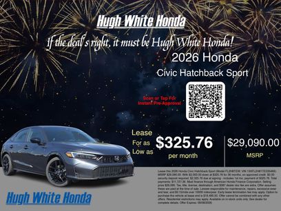 New 2026 Honda Civic Sport