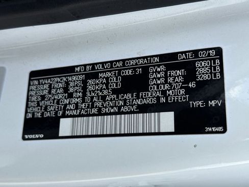 Used 2019 Volvo XC90 T6 Momentum w/ Protection Package Premier AWD/4WD image 29