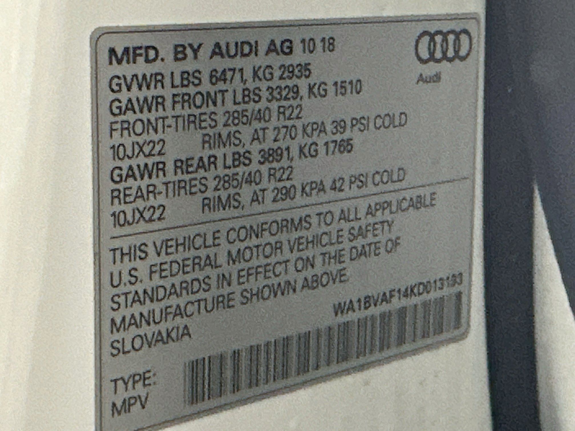 Used 2019 Audi Q8 Premium Plus AWD/4WD image 12