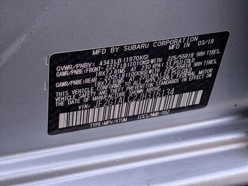 Used 2018 Subaru Crosstrek 2.0i Limited image 24