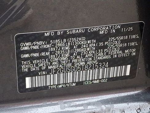 New 2026 Subaru Crosstrek 2.5i Sport image 24