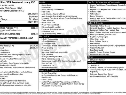 Used 2024 Cadillac XT4 Premium Luxury w/ Cold Weather Package FWD image 3