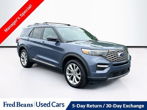 Used 2021 Ford Explorer Platinum w/ Equipment Group 601A AWD/4WD image 1